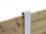 Miniatuur van Aluminium Gleufpaal 'Alu-wood' - 23 mm
