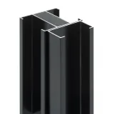 Miniatuur van Aluminium Gleufpaal 'Alu-wood' - 23 mm