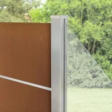 Miniatuur van Aluminium Tuinscherm 'XL' - Cortenstaal