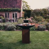 Miniatuur van BBQ Plancha Cortenstaal - Gesloten - dia. 100 cm