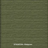 Miniatuur van Betonscherm kleurafwerking - Rietgroen