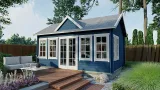 Miniatuur van Blokhut 'Clockhouse' - Vuren - 5,5 x 4 m