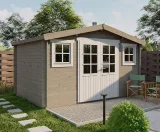 Miniatuur van Geïmpregneerd Vuren blokhut 'Juha' - 4 x 3 m