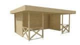Miniatuur van Blokhutprieel 'Konstantin' - Vuren - 5 x 3,4 m