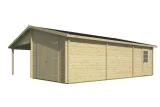 Miniatuur van Garage/Carport 'Berggren' - 7,65 x 8,3 m