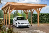 Miniatuur van Carport 'Lemmer' - Douglas - 4,5 x 6 m