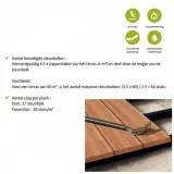 Miniatuur van Composiet bamboe terrasplank - Cut Brown