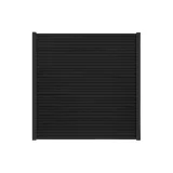 Miniatuur van Composiet Plankenscherm 'Modern Triple' - Ebony black