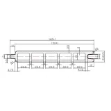 Miniatuur van Composiet Plankenscherm 'Premium' - Dark grey