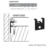 Miniatuur van Cobra Hybride clips - incl. schroeven