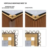 Miniatuur van Composiet triple blokprofiel - Dark Grey