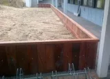 Miniatuur van Azobé damwand - geschaafd
