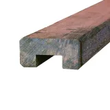 Miniatuur van Azobé damwand - geschaafd
