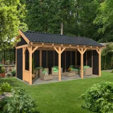 Miniatuur van Overkapping 'Hamar L6' - Douglas - 6,9 x 3,95 m