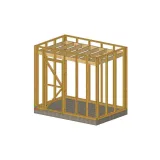 Miniatuur van Eik / Douglas Gebinte 'Saint-Martin' - 2 x 3 m