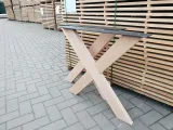 Miniatuur van Eiken X (tafel)onderstel - massief/rustiek
