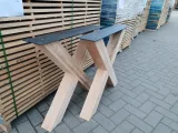 Miniatuur van Eiken X (tafel)onderstel - massief/rustiek
