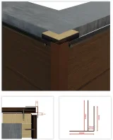 Miniatuur van F-profiel - WEO Essential gevelbekleding
