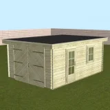 Miniatuur van Garage 'McTyson' - Vuren - 5 x 3,5 m