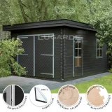 Miniatuur van Garage 'McTyson' - Vuren - 5 x 3,5 m
