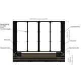 Miniatuur van Automatisch metalen poortkader - op funderingsframe