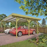 Miniatuur van Carport Dubbel - Grenen - 6 x 5 m