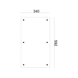 Miniatuur van Prieel 'Excellent' - Grenen - 5,9 x 3,4 m