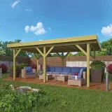 Miniatuur van Prieel 'Excellent' - Grenen - 5,9 x 3,4 m