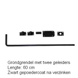 Miniatuur van Grondgrendel - zwart
