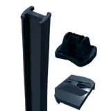 Miniatuur van H-palen voor 3D Draadpanelen - Antraciet
