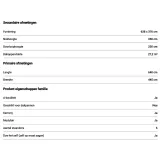Miniatuur van Overkapping 'Hamar XL1' - Douglas - 6,75 x 4,45 m