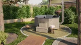 Miniatuur van Hottub thermo deluxe 260 met Interne Kachel