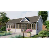 Miniatuur van Houten woning 'Big Lauren' - Vuren - 9,3 x 4 m