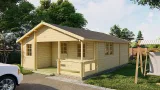 Miniatuur van Houten woning 'Kay' - Vuren - 5,95 x 8 m