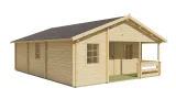 Miniatuur van Houten woning 'Kay' - Vuren - 5,95 x 8 m