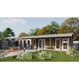 Miniatuur van Houten woning 'Letterkenny' - Vuren - 11,2 x 5,95 m
