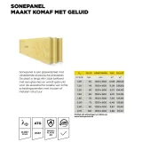 Miniatuur van Isover Sonepanel - Geluidsisolatieplaat