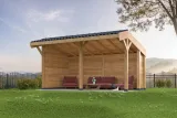 Miniatuur van Kapschuur 'Goor' - Douglas - 6 x 3,9 m