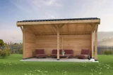 Miniatuur van Kapschuur 'Goor' - Douglas - 6 x 3,9 m