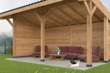 Miniatuur van Kapschuur 'Goor' - Douglas - 6 x 3,9 m