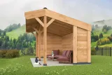 Miniatuur van Kapschuur 'Goor' - Douglas - 6 x 3,9 m