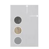 Miniatuur van Keramiekplaat - 'Ash Grey'