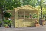 Miniatuur van Kiosk 'Playa' - Vuren - 3 x 2,4 m