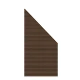 Miniatuur van Kunststof Vlechtscherm 'Weave' - Mokka
