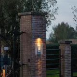Miniatuur van Wandverlichting Lissabon - Ruw Aluminium