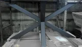 Miniatuur van Metalen Matrix (tafel)onderstel - zwart