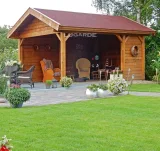Miniatuur van Overkapping 'Autriche' -  Vuren - 4,8 x 3,5 m