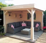 Miniatuur van Overkapping 'Tarragona' - Vuren - 3 x 3 m