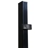Miniatuur van Paal voor 2D/3D Draadpaneel - Zwart