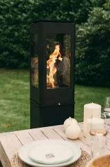 Miniatuur van Pellet tuinhaard 'Sigi' - zwart